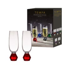 Ruby Zhara 180ml Champagne Glasses (Set of 2)